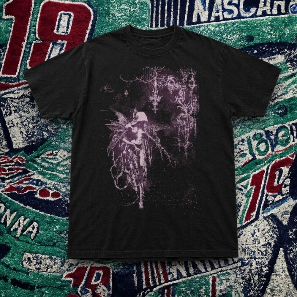 Goth Fairy Graphic Tee Black Unisex